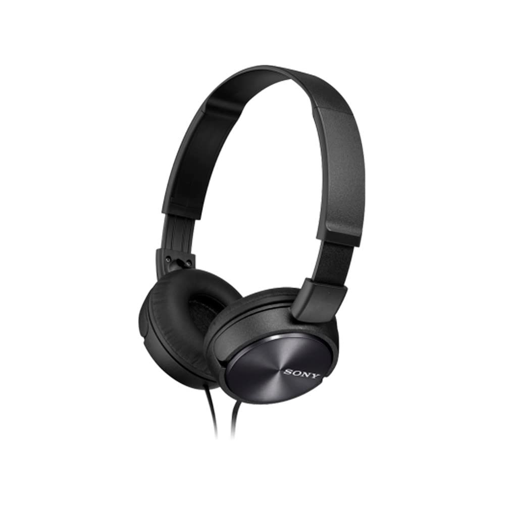 Sony Foldable Headphones with Smartphone Mic and Control - Metallic Black