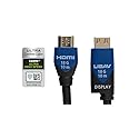 Liberty Halo 18G Commercial Grade in-Wall Rated Series High Speed HDMI with Ethernet Cables Supports 4K60 4:4:4, eARC, All HDCP Levels 10 Meter.