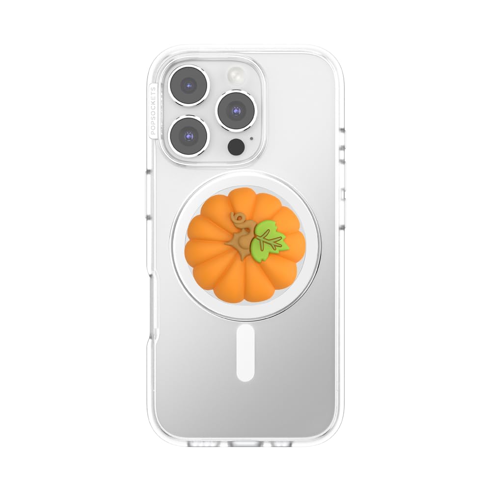 PopSockets Phone Grip for MagSafe, Magnetic Holder, Phone Stand, Harry Potter - Pumpkin