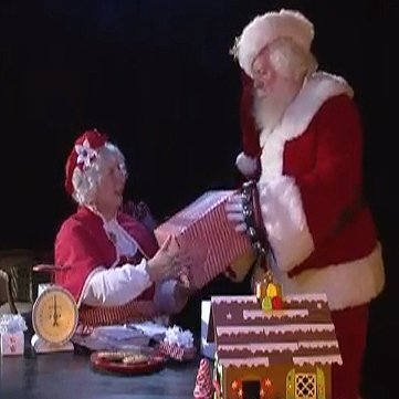 Kringle Bros Virtual Santa & Mrs Claus and Santa's Magic Workshop Christmas Window Projection Video Combo Pack