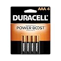Duracell Coppertop AAA Batteries with Power Boost Ingredients, 4 Count Pack Triple A Battery with Long-lasting Power, Alkaline AAA Battery…
