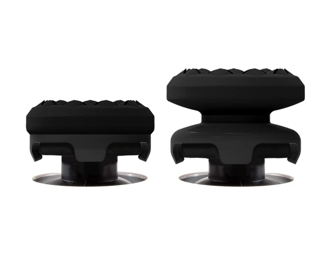 KontrolFreek FPS Freek Galaxy Black for PlayStation 4 (PS4) and PlayStation 5 (PS5) | Performance Thumbsticks | 1 High-Rise, 1 Mid-Rise | Black