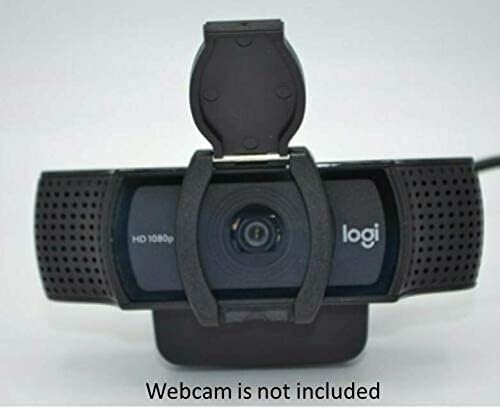 Viecam Webcam Privacy Shutter (Lens Cap, Hood Cover) Compatible with Logitech Webcams: Fits C920, C920x, C922, C922x, C930e, 1080P Pro Stream