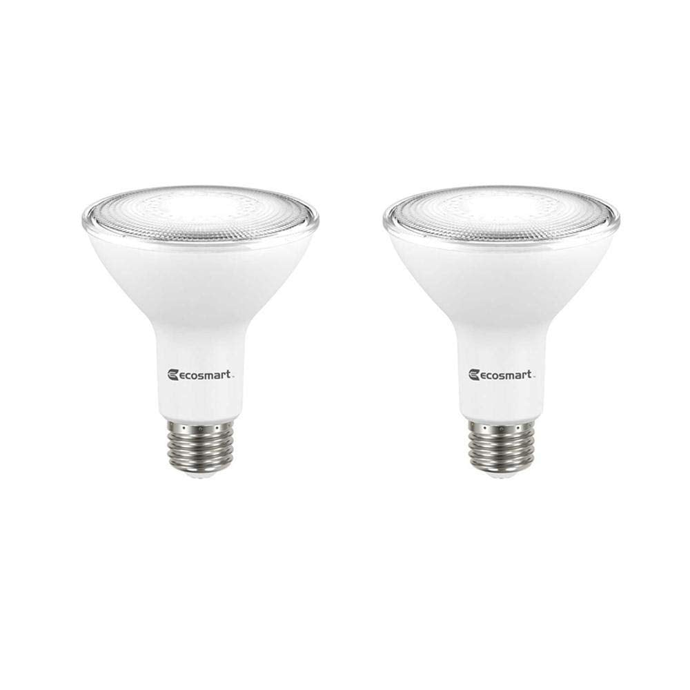 EcoSmart 75-Watt Equivalent PAR30 Dimmable Flood Energy Star LED Light Bulb Daylight (2-Pack)