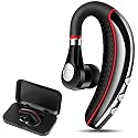 LSAPT Bluetooth Headset V5.0,Wireless Bluetooth Earpiece with Noise Canceling Mic for Cell Phone,Business Earphone