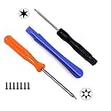 Controller Shell Opening Kit and Screwdriver Set Tool Torx T8H T6 Screwdriver and T8 Screws for Xbox 360 Xbox ONE Wireless Controller
