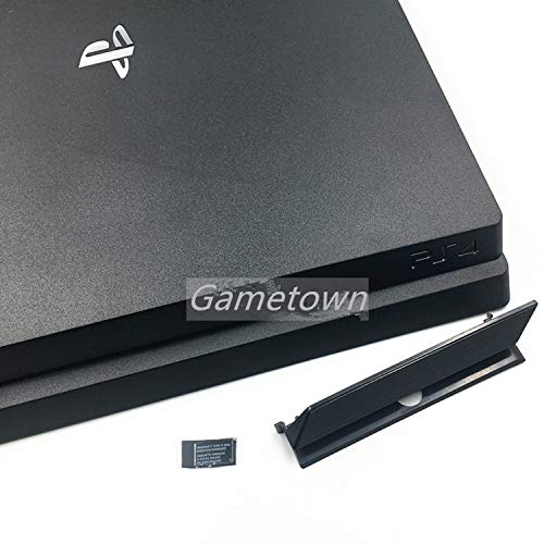 New Replacement Top Upper & Bottom Cover Full Housing Shell Case Cover for PS4 Pro Console Black