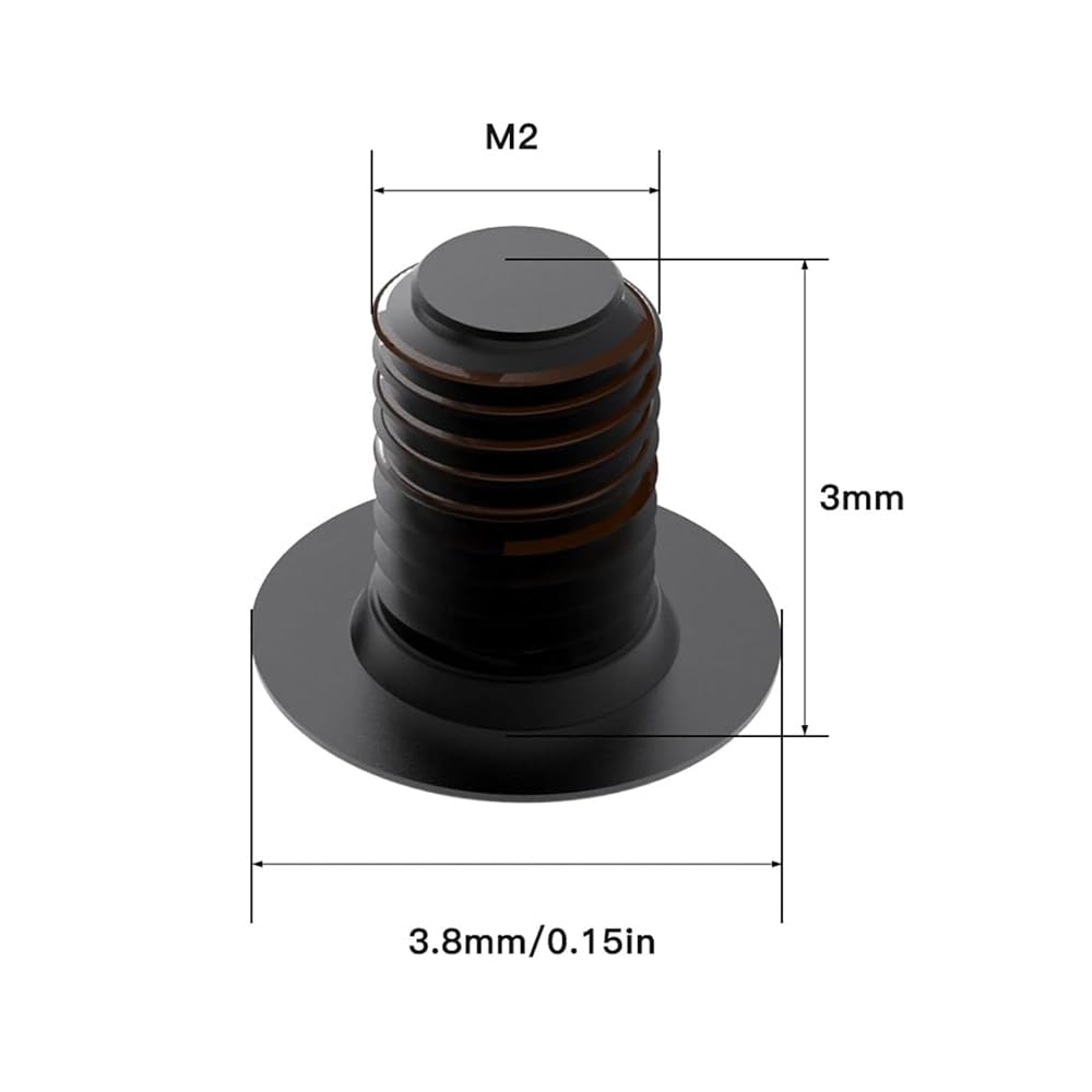 Laptop Bottom Case Screw for Dell XPS 13 9300 9305 9343 9350 9360 XPS 15 9550 9560 9570 Precision M5510 5520 5530 5540 (Black)