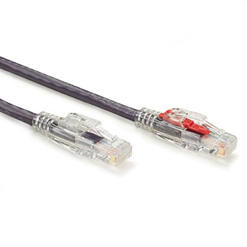 Black Box Corporation 7FT Violet CAT6 550MHZ Patch Cable UTP cm Locking SNAGLESS