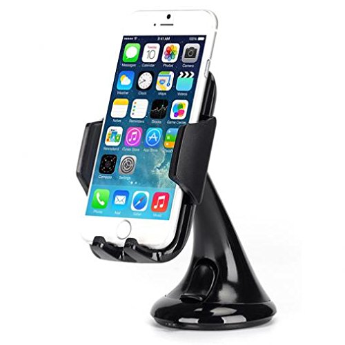 Premium Car Mount Holder Windshield Dash Cradle Stand Window Glass Swivel Dock Strong Suction for Simple Mobile Samsung Galaxy J3 Luna Pro - Simple