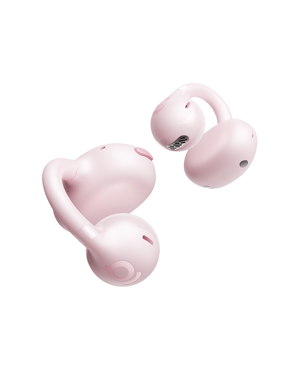 Baseus Bass BC1 Open Ear Earbuds Clip-On Headphones, Open-Ring Comfort with Tri-Curve Snug Clip, Powerful Sound with SuperBass, 4-Mic Clear Calls