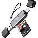 uni SD Card Reader, High-Speed USB C to Micro SD Card Adapter USB 3.0 Dual Slots, Memory Card Reader for SD/Micro SD/SDHC/SDXC/MMC, Compatible
