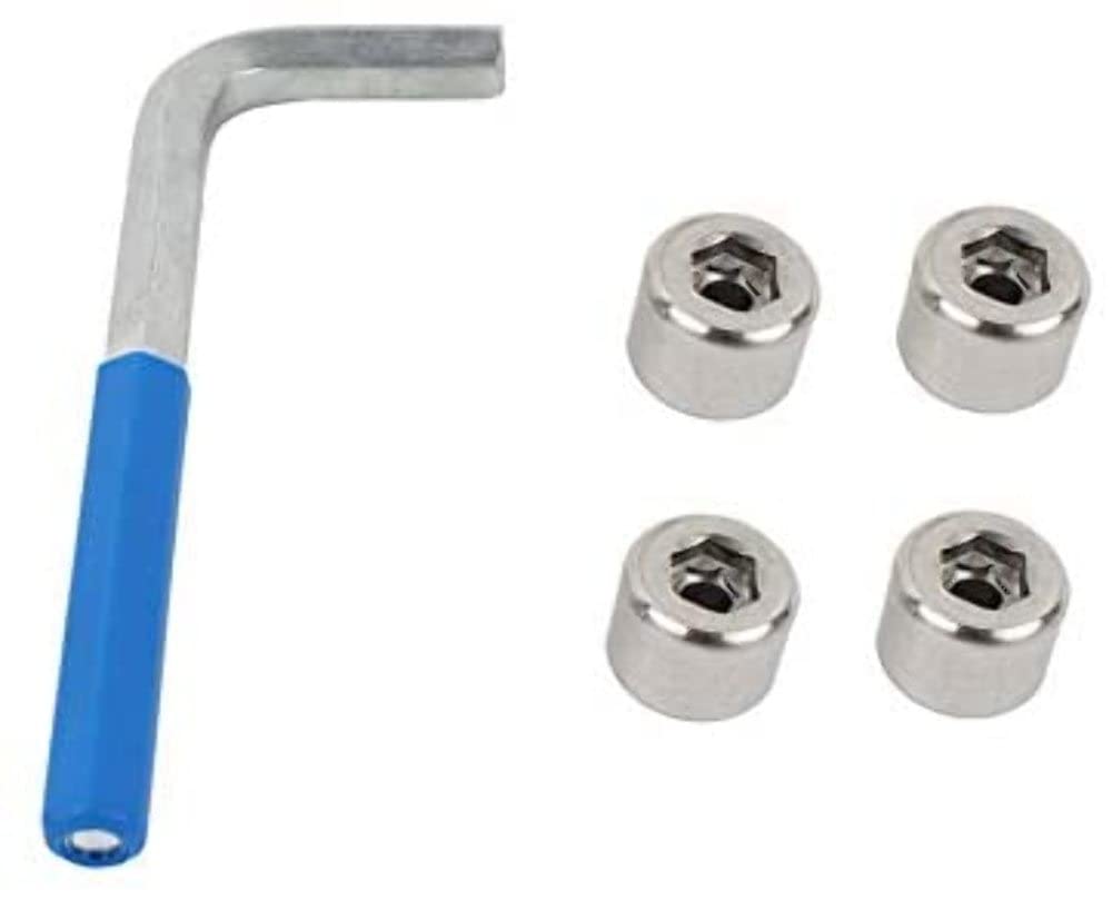 Kentrol 30711 97-06 fits Jeep™ OEM Anti-Theft Door Nuts fits Wrangler™ TJ - Polished Silver