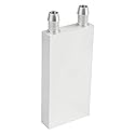BXQINLENX Aluminum Water Cooling Block for CPU Graphics Radiator Heatsink 40x 80mm White