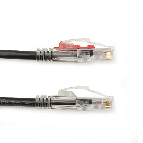 Black Box CAT6 550-MHZ Stranded ETHERNET Patch Cable - UNSHIELDED (UTP), CM PVC, Locking S