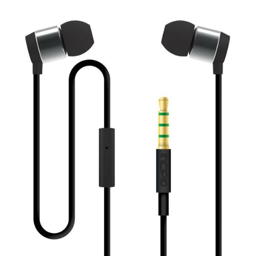 Incipio NX-310 F90 Hi Fi Stereo Earbuds - Black/Silver