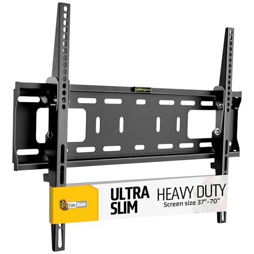 LionBeam™ Heavy-Duty TV Wall Mount for 37?-70? Screens Ultra-Slim Design, Strongly Holds up to 110lb, Universal Mount max VESA 400×600mm, Superior Low