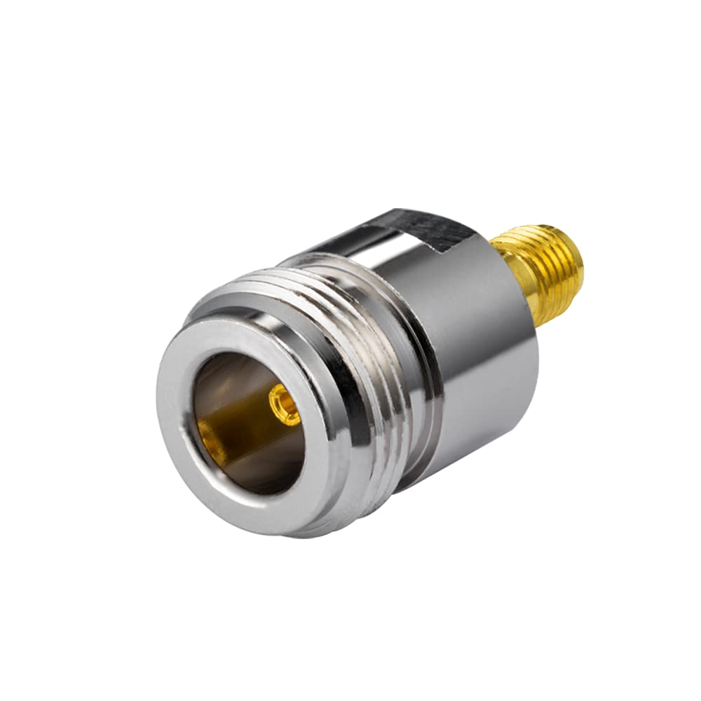 POBADY 2PCS RP-SMA Female to N-Type Female Adapter RP-SMA WiFi Antenna Adapter for WLAN Outdoor WiFi Antenna RPSMA WLAN 4G WiFi Router Wirelesse