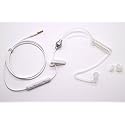 FBI Style Acoustic Tube Earphone Noise Reduce Compatible with iPhone Samsung HTC 3.5mm Mic