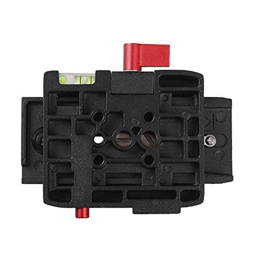 Wondalu Professional Aluminum Alloy Rapid Connect Adapter Mount Camera Quick Release Shoe Plate with 1/4 3/8 inches Screw for DSLR Camera Camcorder