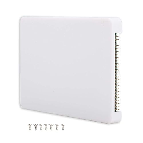 Ciglow Hard Drive Box mSATA SSD to 2.5 inch 44 Pin IDE Adapter with Case, Notebook Laptop PATA/IDE Hard Drive Enclosure Adapter(White)
