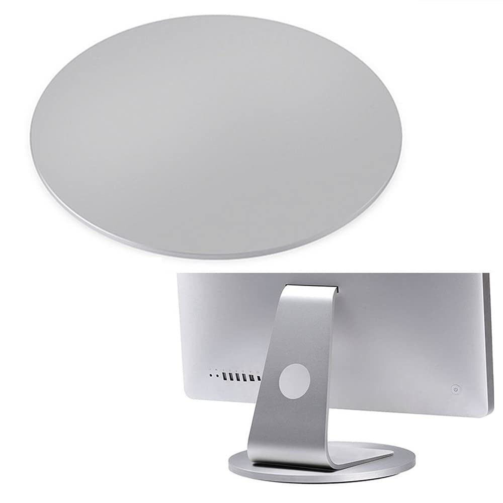 WYSXEBWZ Aluminum 360° Rotation Monitor Swivel Base Computer Screen Monitor Turntable Stand Flat Panel TV Rotating Mat for iMac Laptop Potted Plants