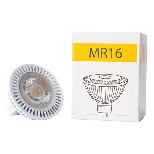 SPW Pro-Trade MR16 LED 5W 350 Lumens 2700K 60 Degree PT-MR16-5WF-27 30,000 Hours 10-18V Low Voltage 12v Landscape Lighting Bulb Dimmable Lamp