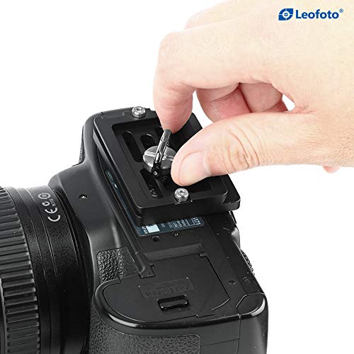 2 Pack Leofoto Torque Master 1/4" D Ring Comfort Wide Handle SS Screw for Tripod QR Plate Stainless Steel