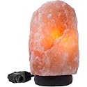 Salacia Himalayan Salt Lamp - Extra Large Pink Crystal Rock with Wooden Base & Dimmer Switch | Handcrafted Night Light for Bedroom, Office, Home Décor