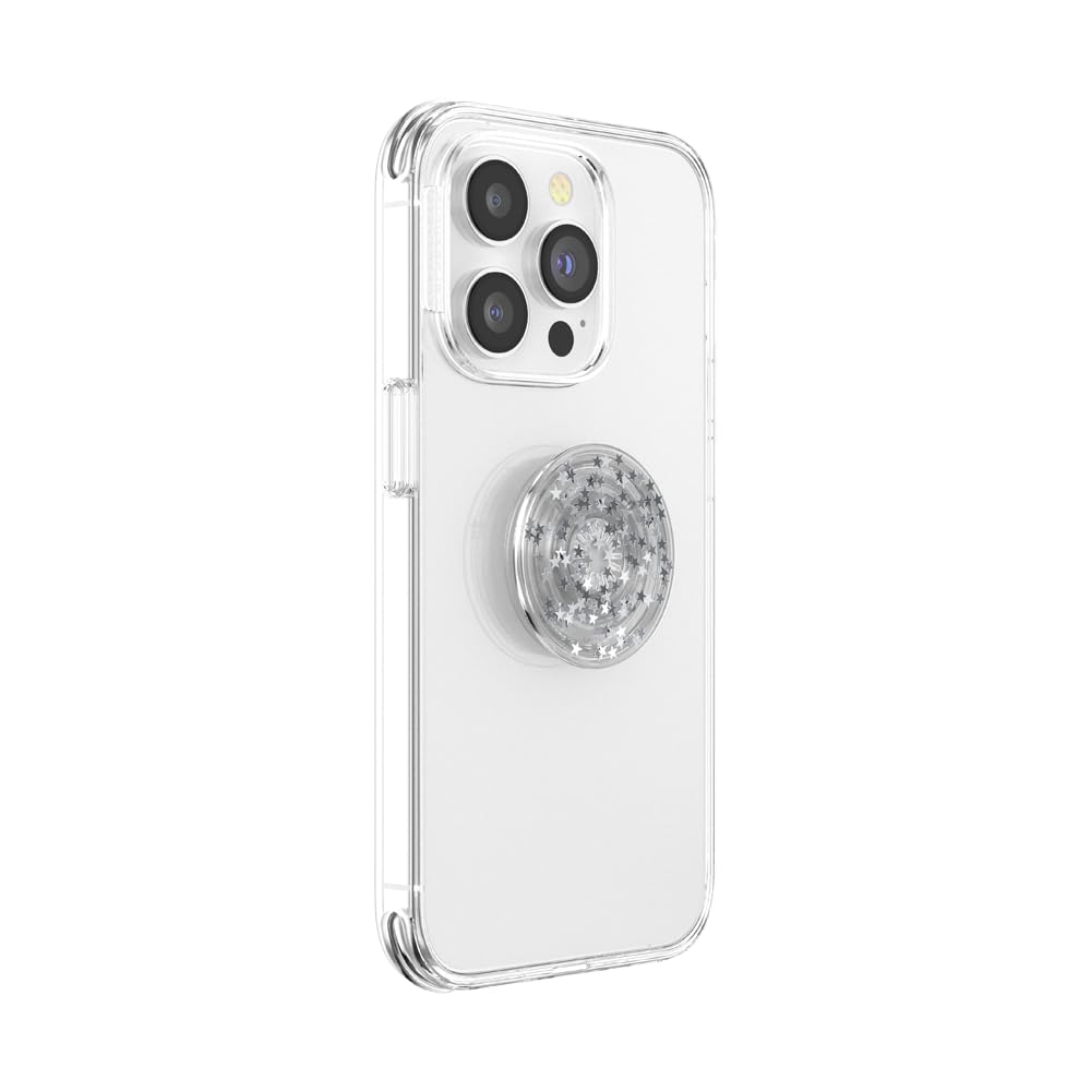PopSockets Adhesive Phone Grip, Holder, Phone Stand, Glitter - Glitter Star Fire