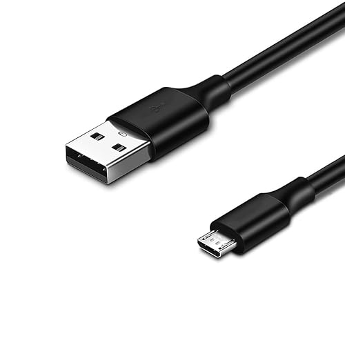 Pocxwa USB-A to Micro USB Charging Cable, 480Mbps Data Sync, USB 2.0 Fast Charger Cord 3.3Ft Compatible with Samsung LG Sony Moto Nokia Old Android