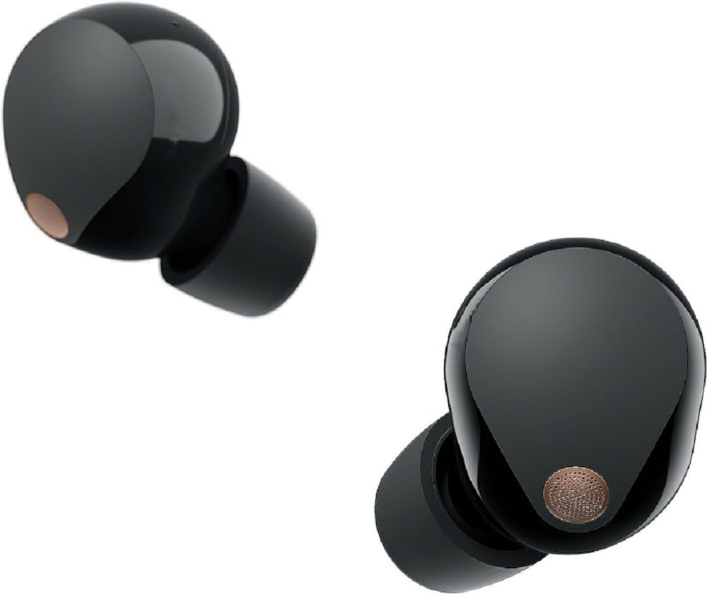 Sony WF-1000XM5-BLACK Wireless Noise Canceling High-Res Earbuds with an Additional 2 Year Coverage (2023)(Used)