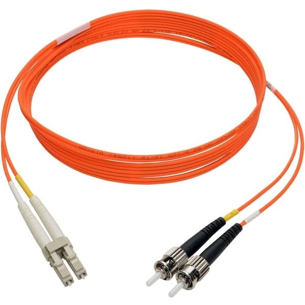 Tripp Lite Duplex Multimode 62.5/125 Fiber Patch Cable (LC/ST), 2M (6-ft.)(N318-02M)