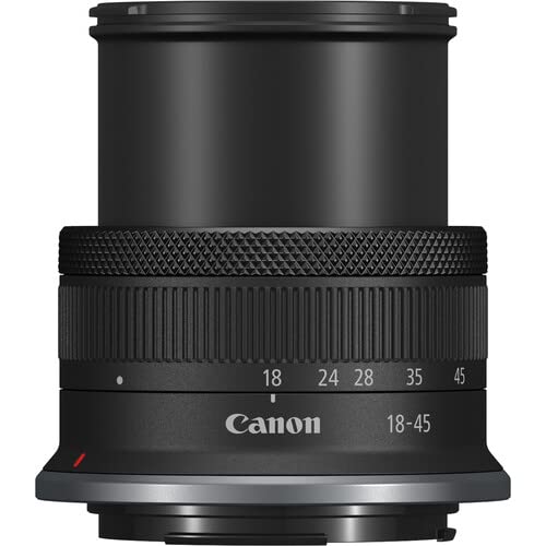Canon RF-S 18-45mm f/4.5-6.3 is STM Lens with Filter kit + Cleaning Kit + Cap Keeper