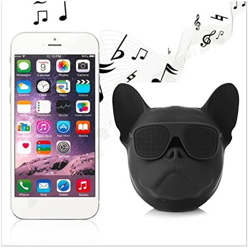 French Bulldog Shaped HI-FI Wireless Speaker w/Function of Voice Command, w/ 32G Capacity, Bluetooth4.1, Portable, Perfect for Home, Long Time Use