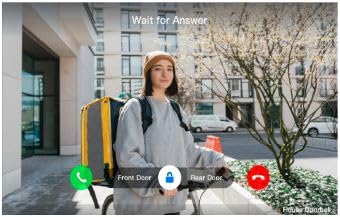 GBF Smart Video Door Phone & Doorbell Intercom System Kit,1080P HD, Smart Keypad, One 7" Touch Monitor (One 3rd gen IP Door Station PL963PMBL-POE