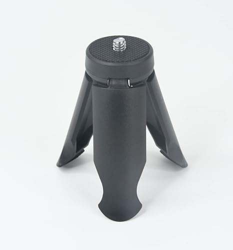 CamDesign Folding Mini Tripod with 1/4" Screw, Max Load 1kg, Fits for Gimbal Handle Grip Stabilizer Camera Smartphone LED Camcorder, Desktop Tabletop