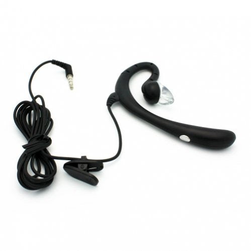 Premium Behind-The-Ear WIRED Hands-free Boom Headset MONO Headphone Single Earphone with Microphone for Verizon Kyocera Brigadier, Verizon Kyocera…