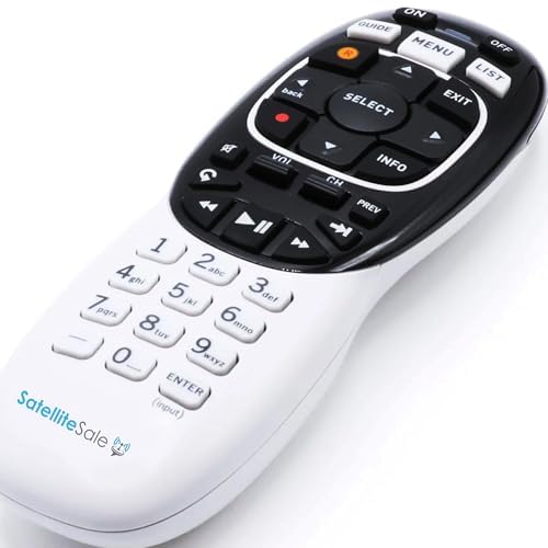 SatelliteSale Remote Control Replacement for RC73 RC72 RC71 Compatible with DirecTV HR34 HR44 HR54, AT&T Receivers, Genie DVRs