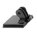 NovelGoal Aluminum 3 Hole NVG Helmet Mount Bracket Base with Extension Arm Screw Adapter Compatible with Go-pro OSMO Action Camera (Base)
