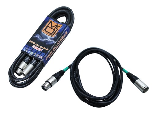 Mr. DJ USA CDMX10 10-Feet DMX 3-Pin Professional Cable