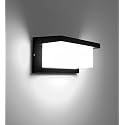 ZYI Modern Outdoor Wall Lights,18W LED Wall Sconce Light Fixtures, Wall Mounted Lamps,Aluminum Matte Black House Light,IP65 Waterproof for Courtyard