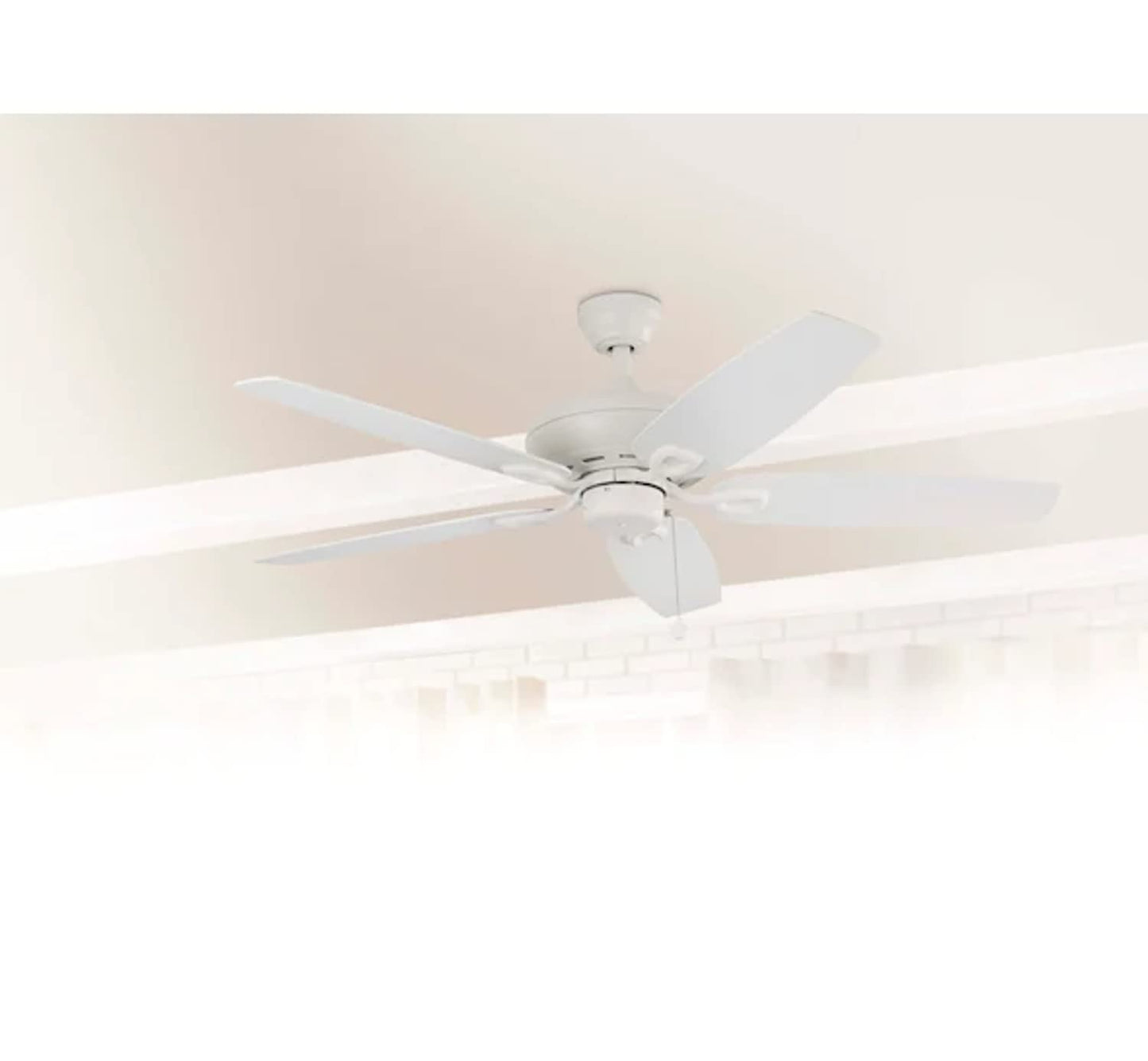Harbor Breeze Coastal Creek 52-in White Indoor Ceiling Fan with Light Kit