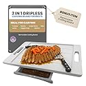 XL Meal Prep System Cutting Board - Large Cutting Board with Juice Groove, Spikes, Drip Tray & Removable Surface - Carving Board - BBQ Essential…