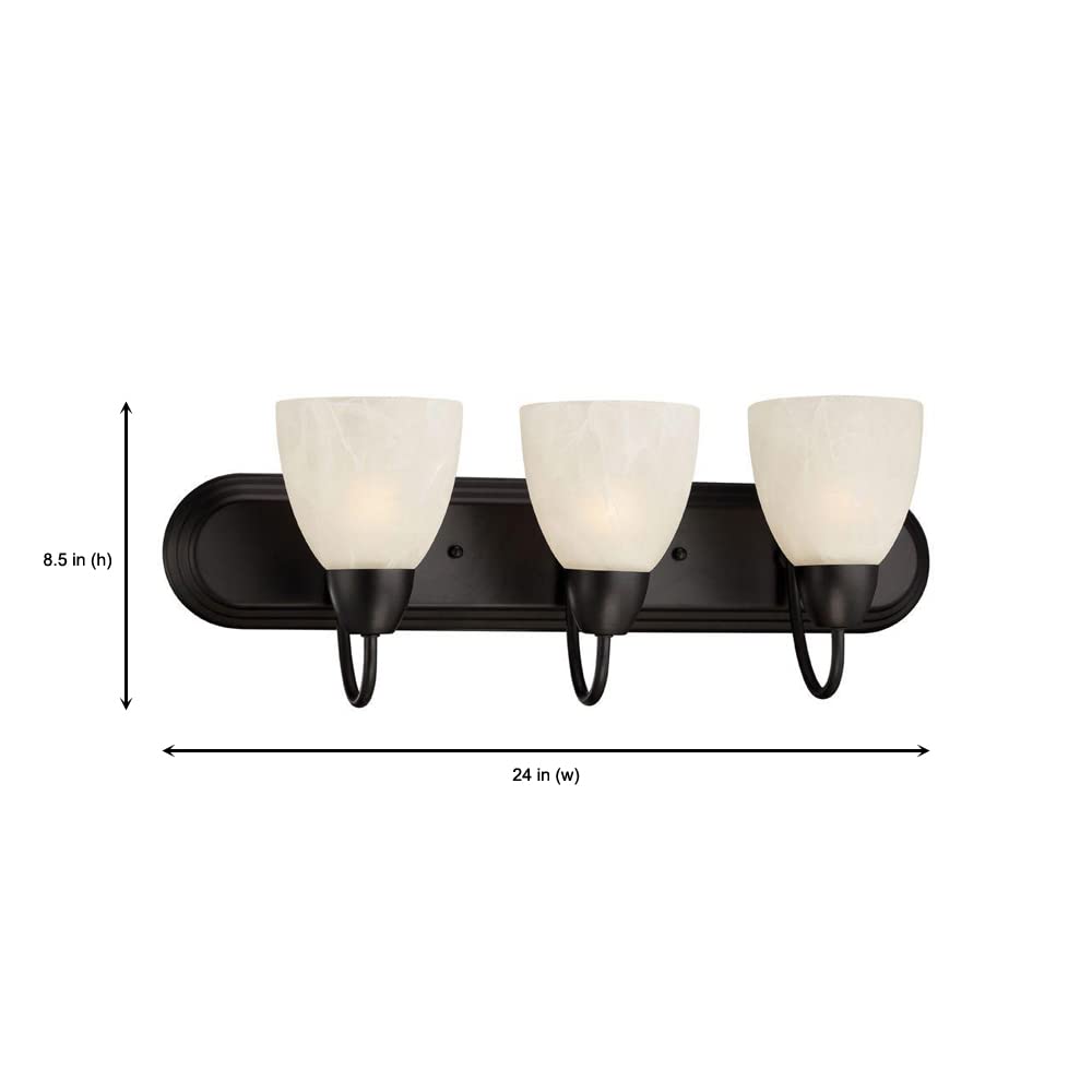 Designers Fountain 15005-3B-34 Torino 3 Light Bath Bar, Oil Rubbed Bronze