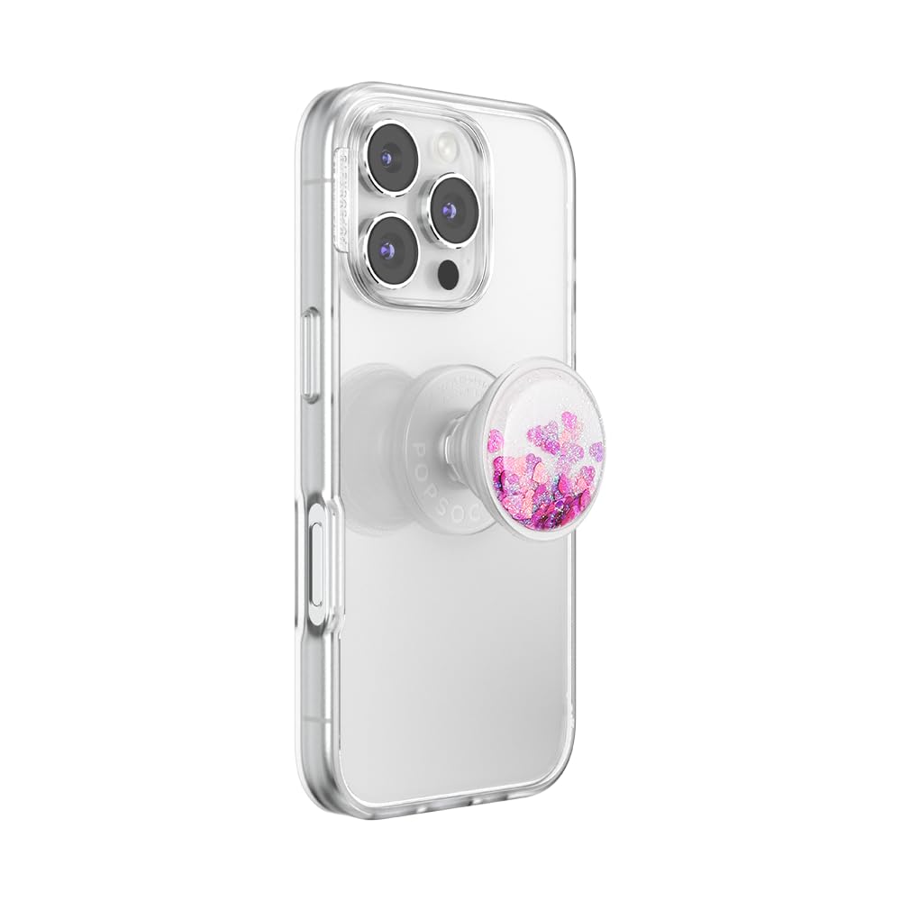 PopSockets PopTop, Adhesive Phone Grip with Swappable Top, Tidepool - Tidepool Glitter Bomb