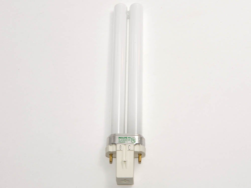 Philips 148700 - PL-S 9W/841/2P ALTO Single Tube 2 Pin Base Compact Fluorescent Light Bulb
