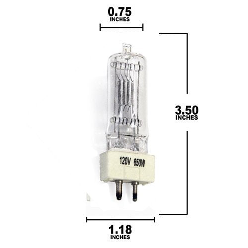 FRK T-7 Halogen Bulb, 120V / 650W