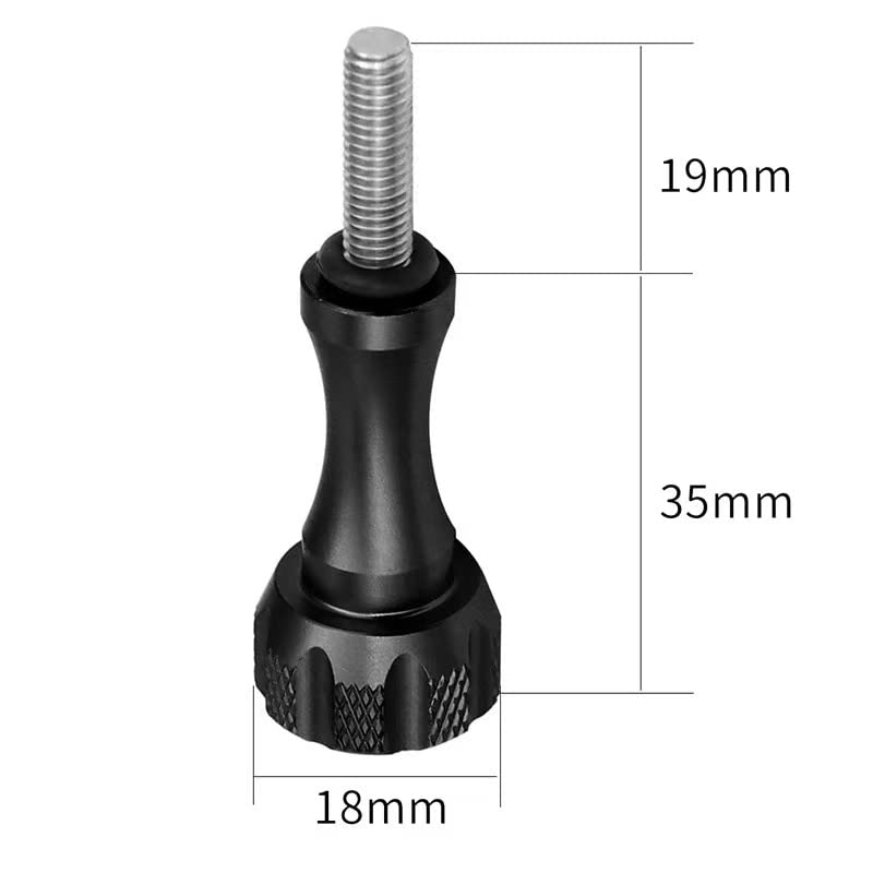 VIZEMO Aluminum Thumbscrew for Aluminum Thumbscrew Set + Wrench for Gopro Hero 11, 10, 9, 8, 7, 6, 5, 4, 3, Gopro Session, AKASO Campark and Other