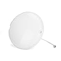 ZDTECH Ultra Thin Dome Ceiling Antenna, Omni-Directional Indoor Antenna, Wide Band Mount Dome Ant with N-Female Connector for Cell Phone Signal